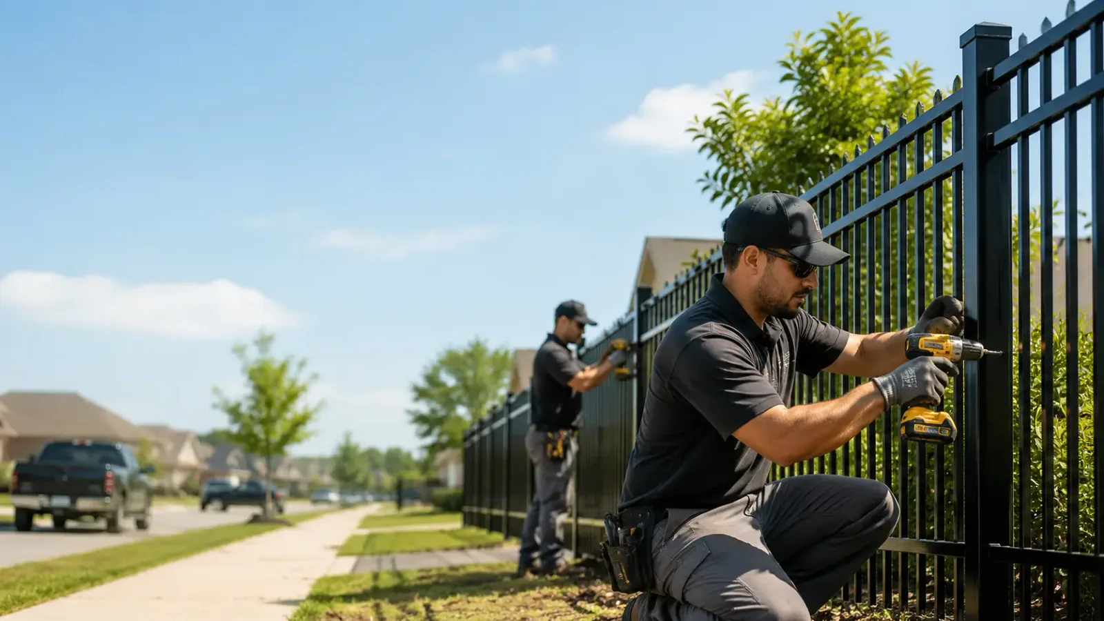 Metal Fence Installation in Streetman, TX